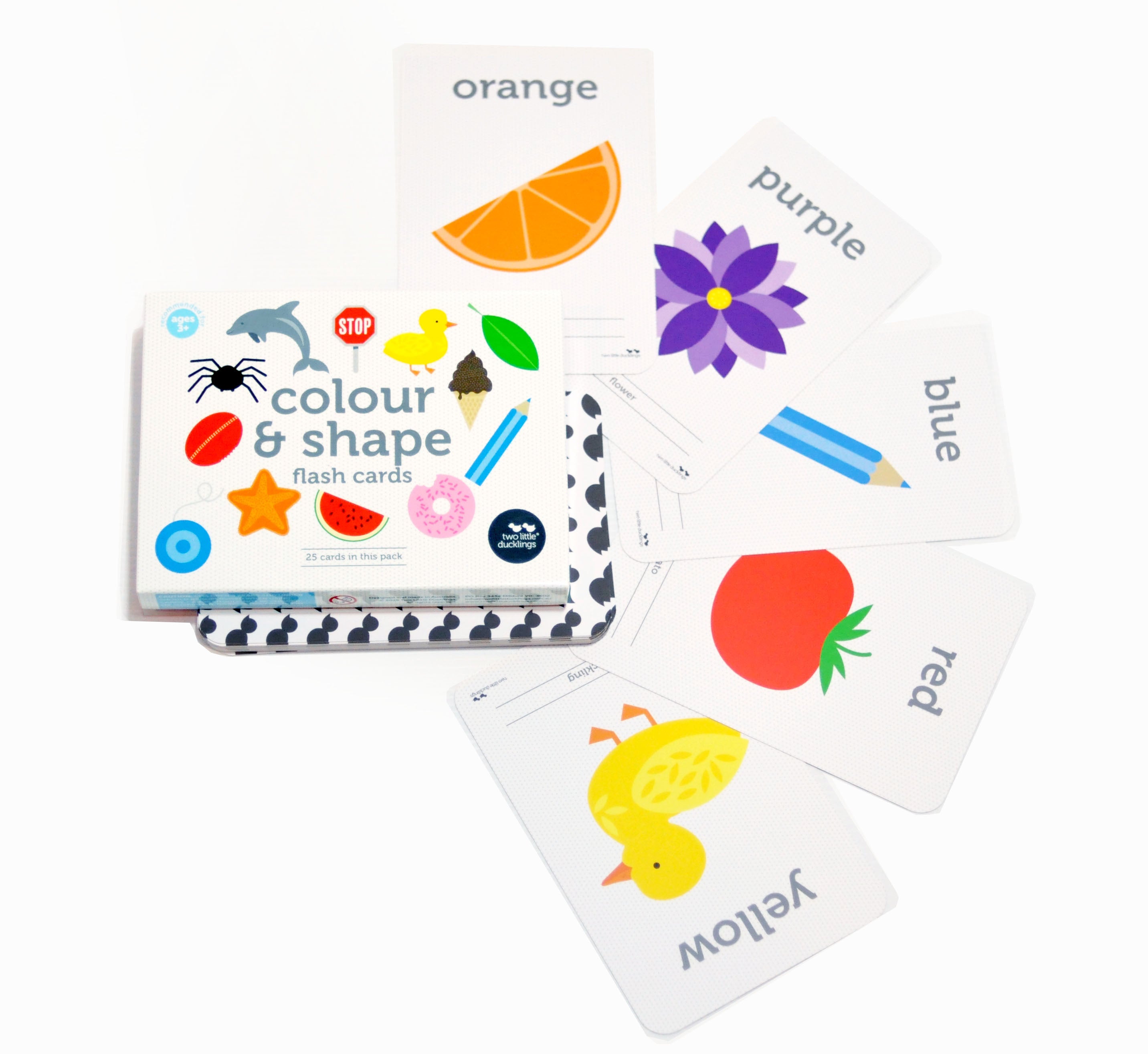 Colour and Shape Flash Cards for babies