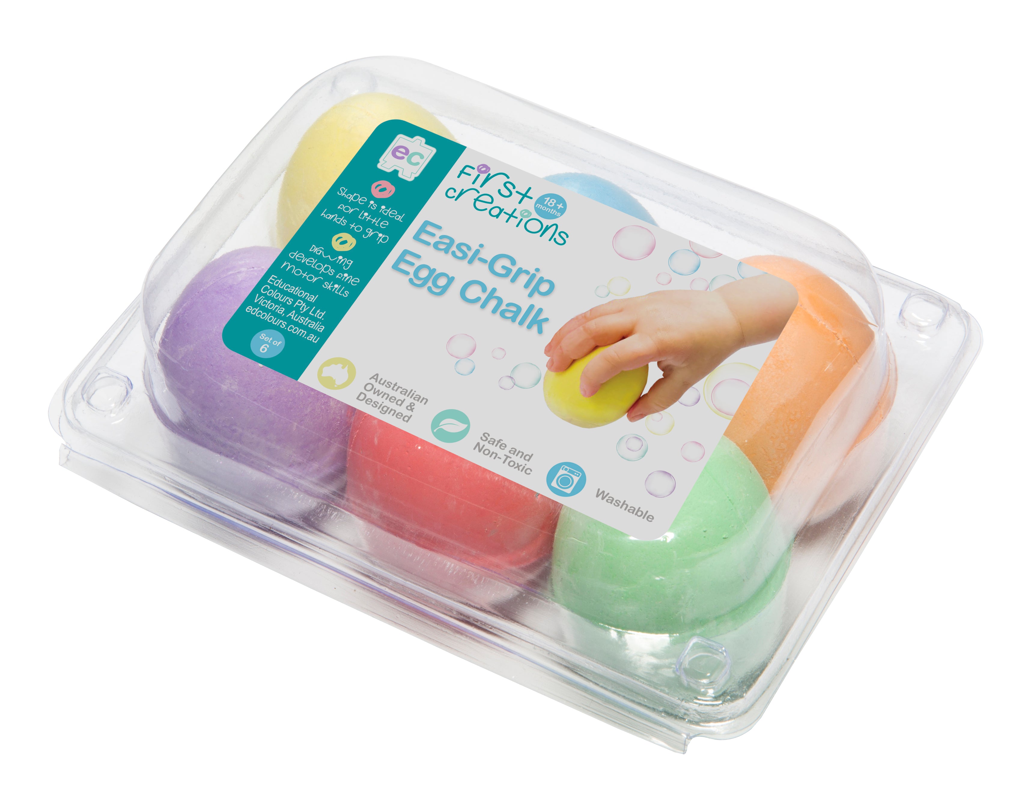 First Creations Easi-Grip Egg Chalk