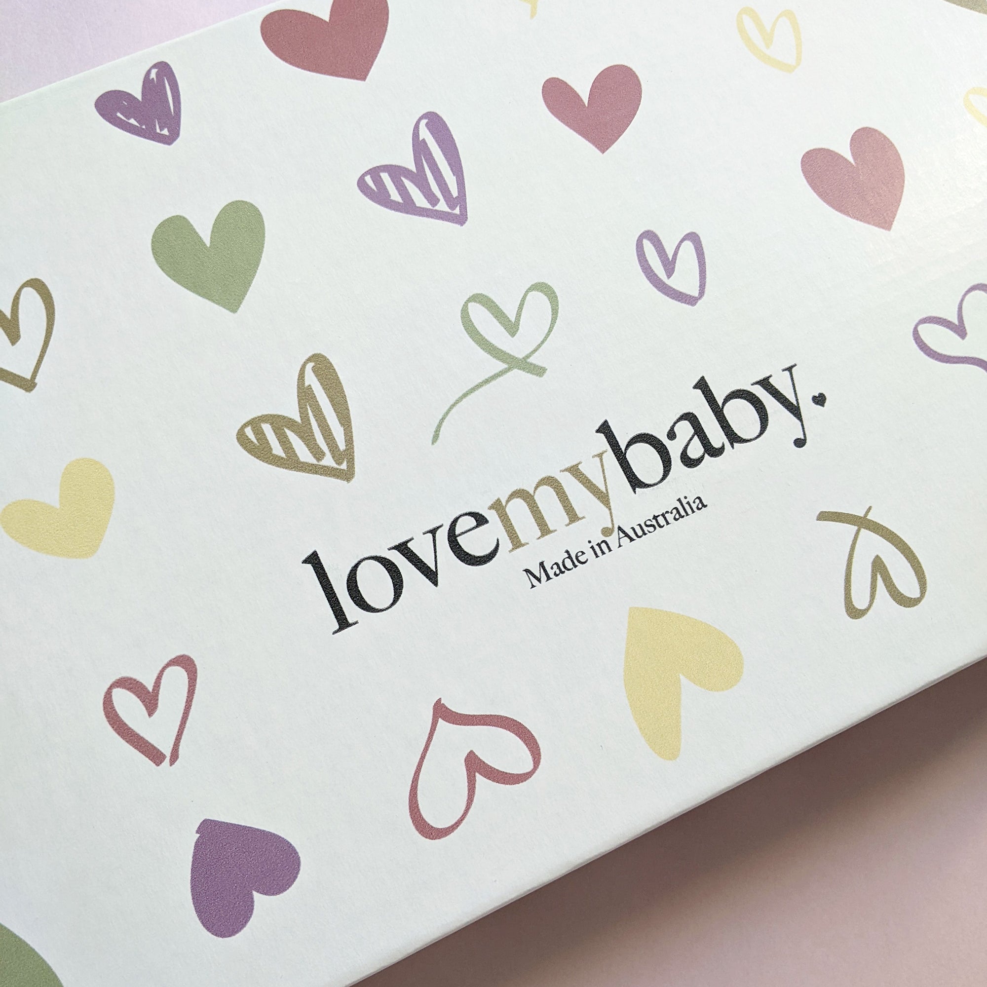 Love My Baby gift box packaging