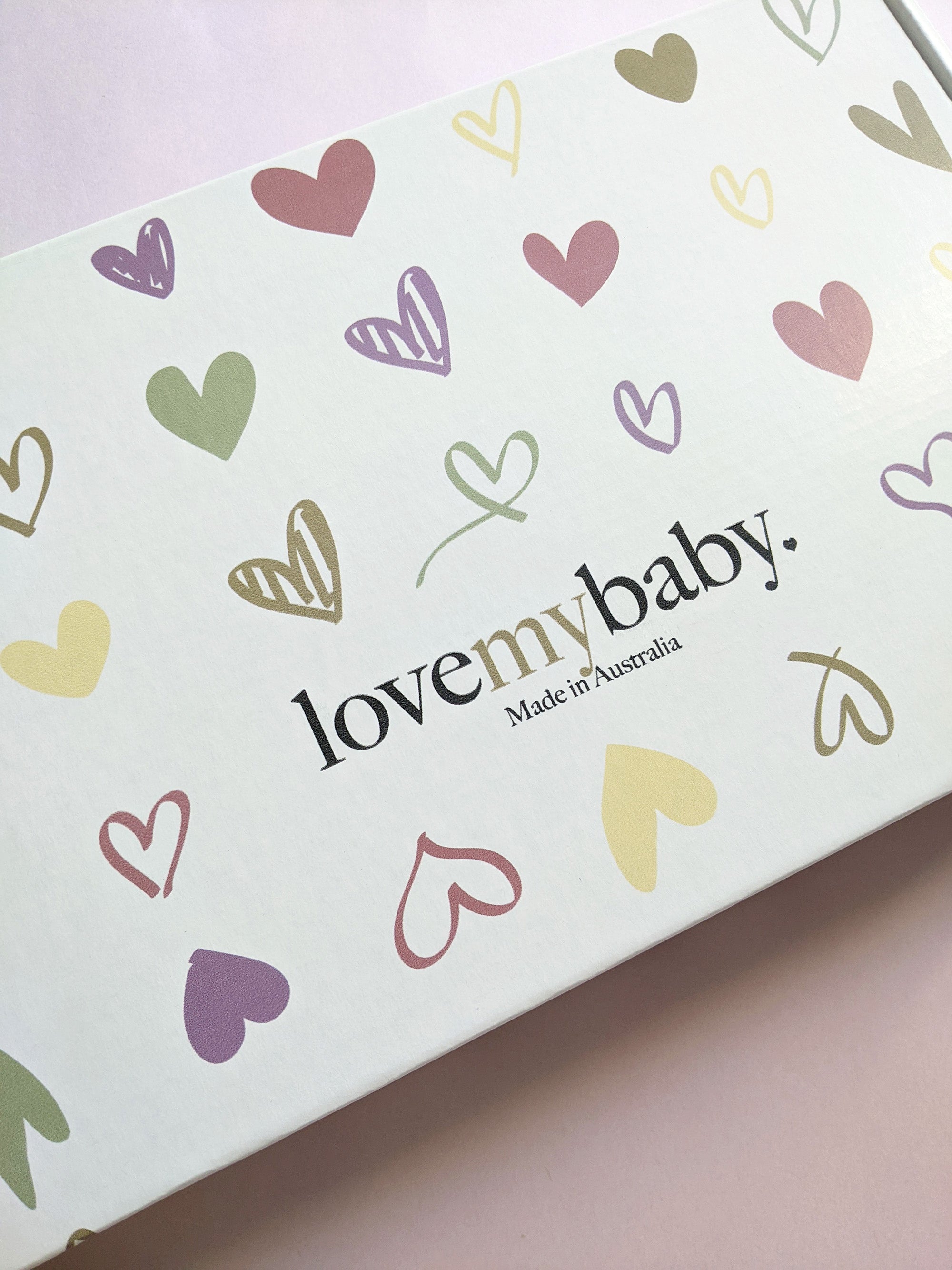 Love My Baby gift box packaging