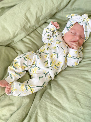 Organic Baby Romper - Wattle