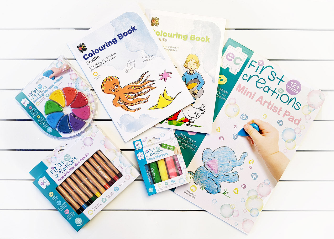 Toddler colouring in set