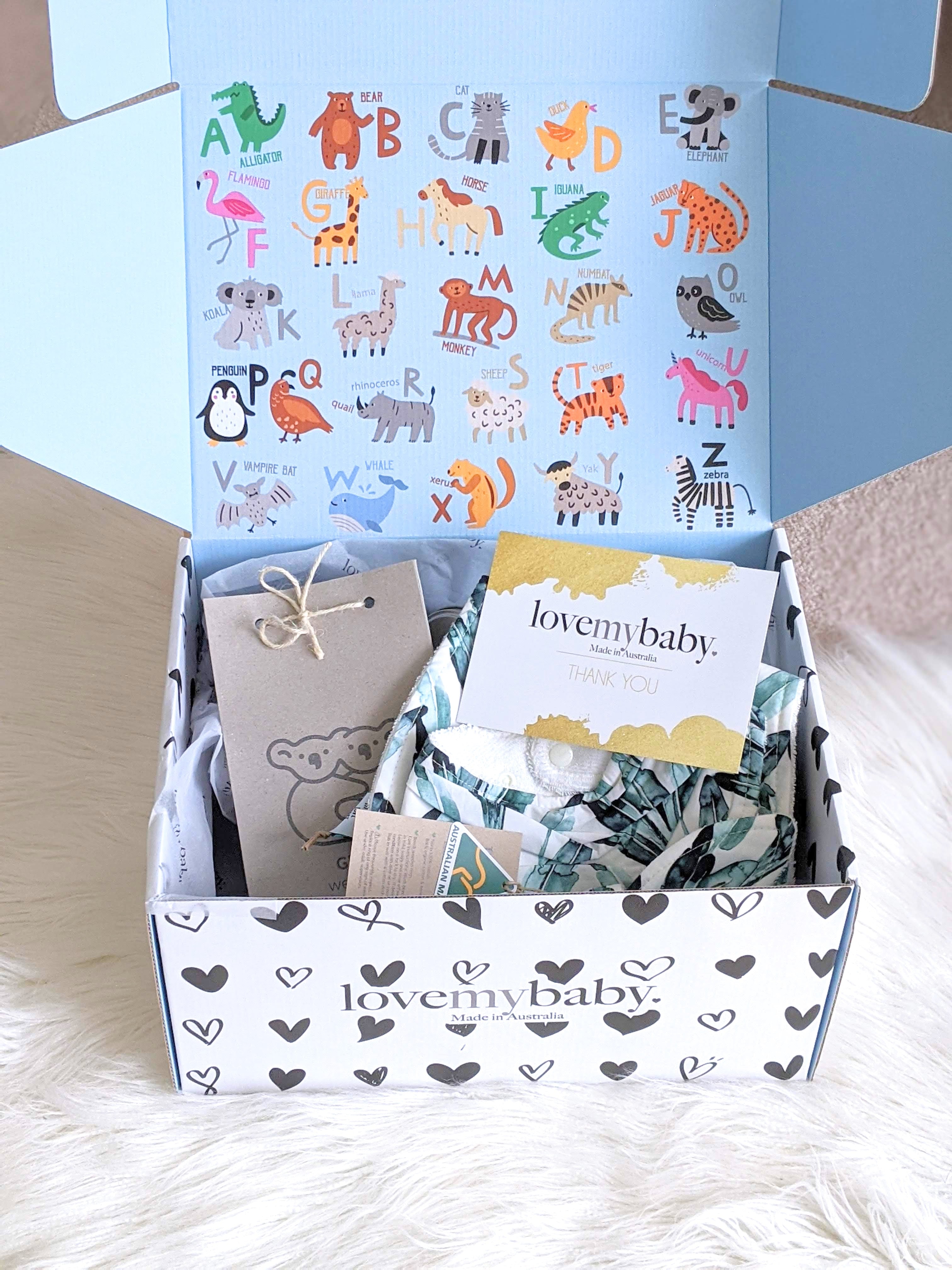 Personalised baby gift box