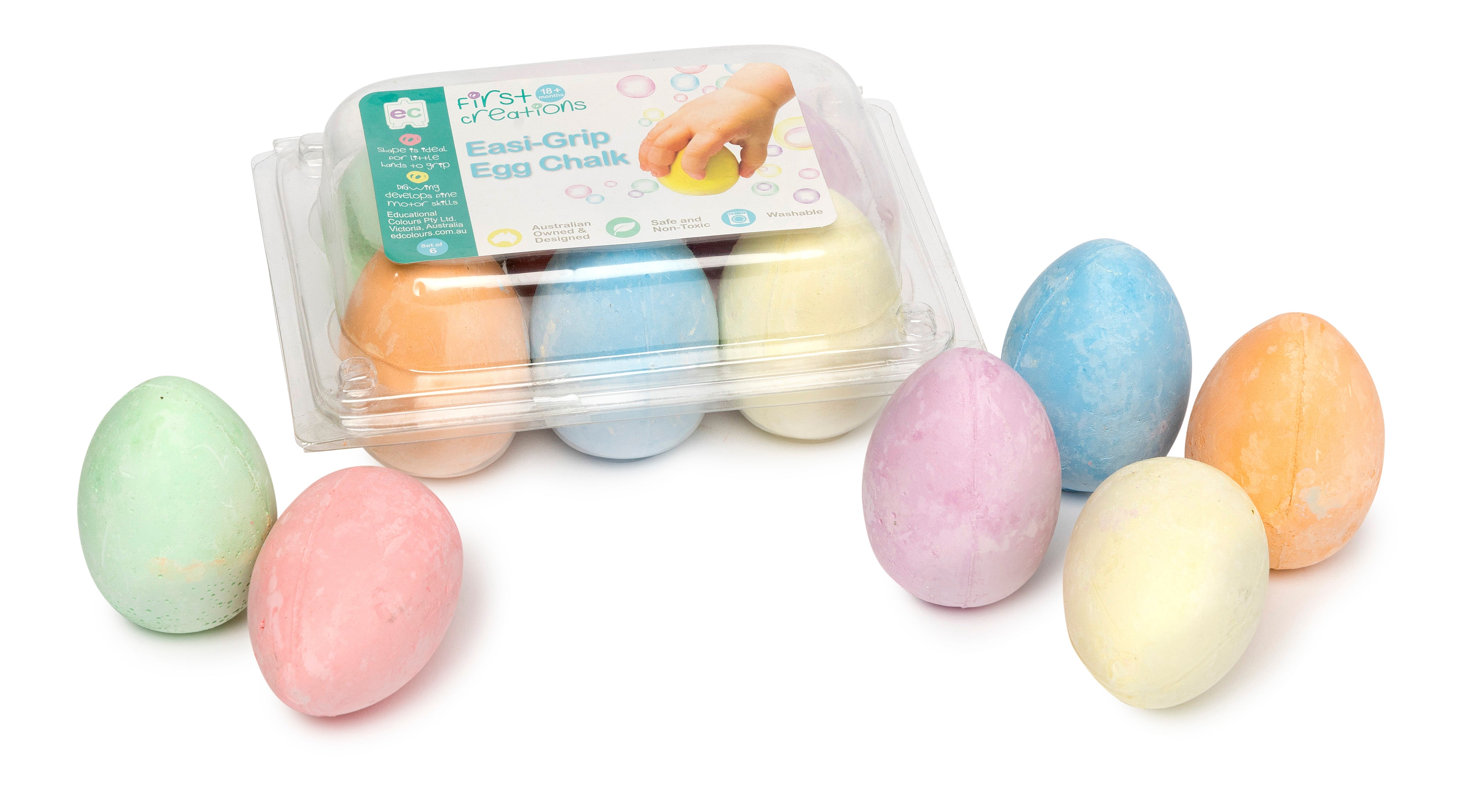 Baby egg chalk set