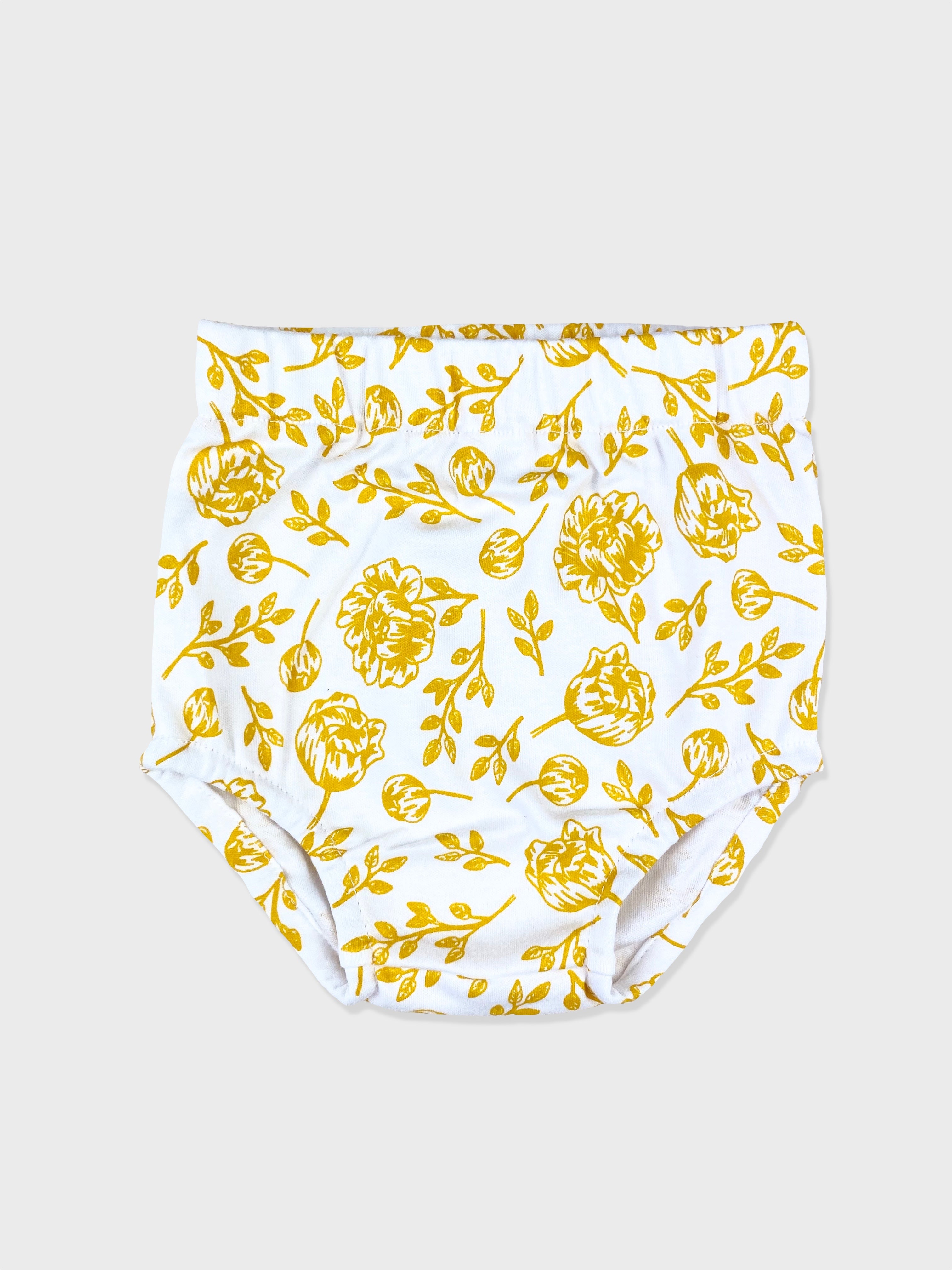 Golden peony cotton Baby Bloomers 