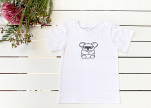 Organic Cotton T-shirt with Koala