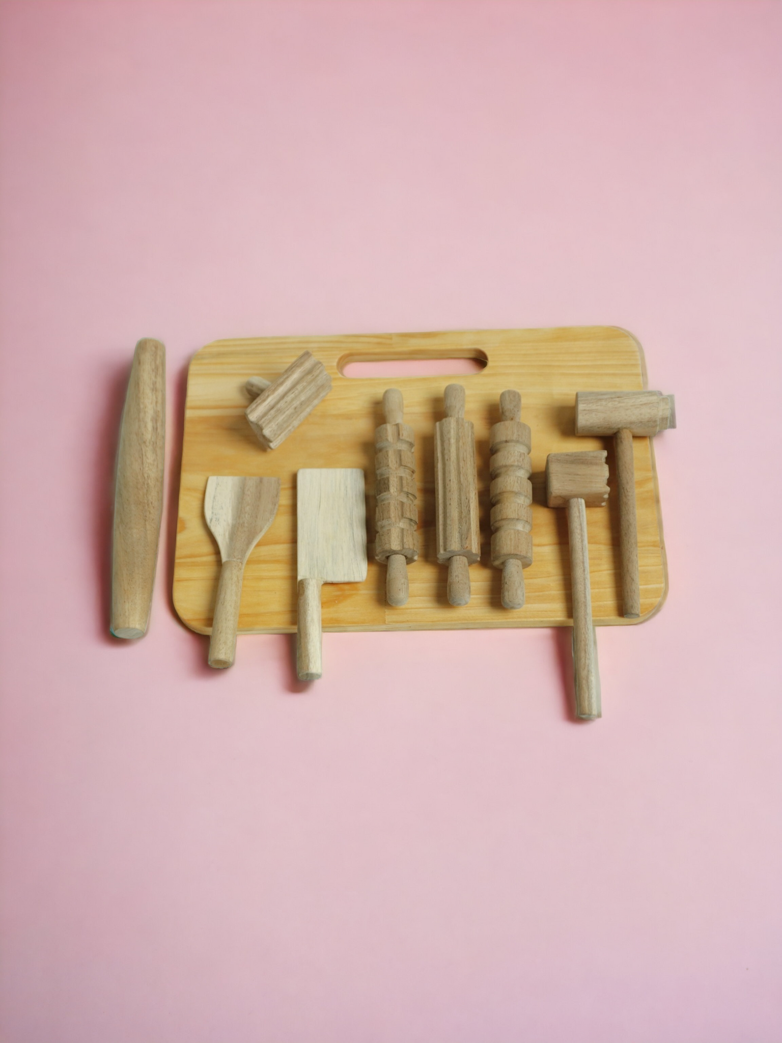 Wooden Playdough Tool Set